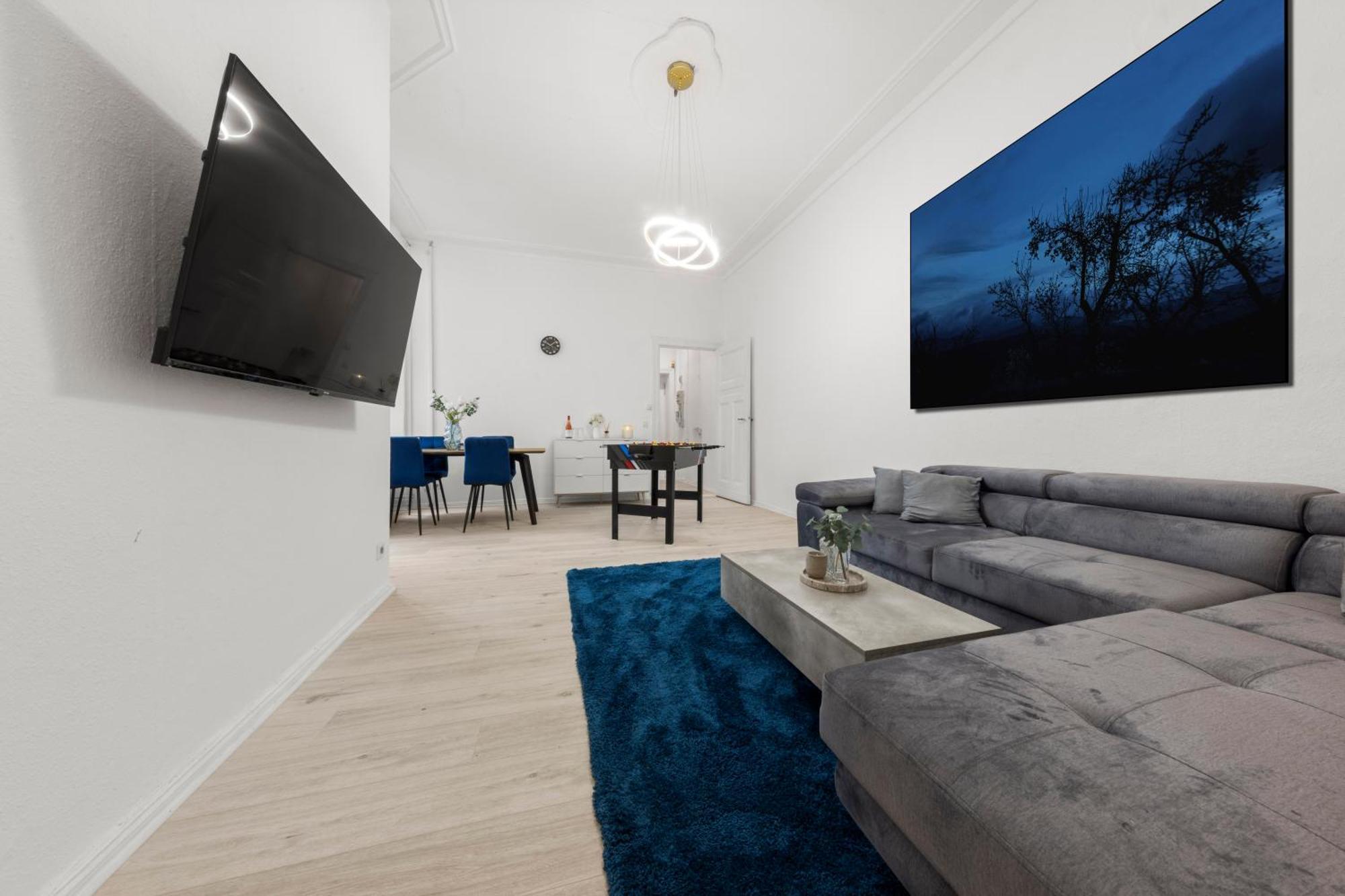 62Qm2, Massageseat, Billard-Table, King-Sized Bed Apartment Берлин Екстериор снимка